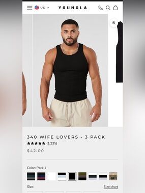 Men’s YoungLA Wife Lover Tank Tops